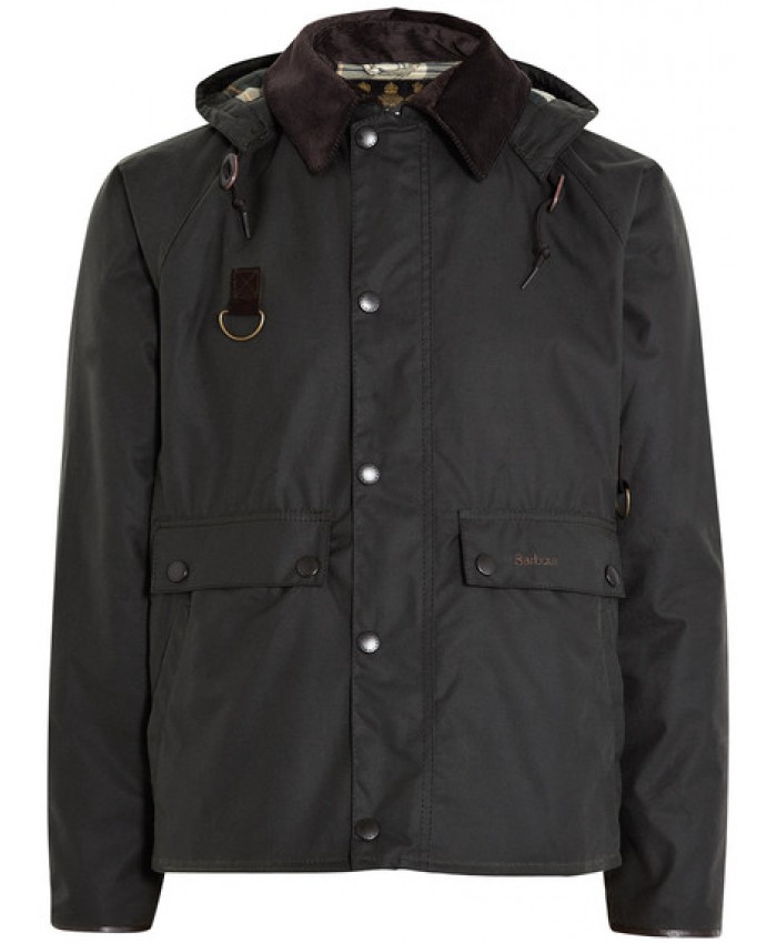 Barbour Standen Uomo Giacca Di Cerat Nero