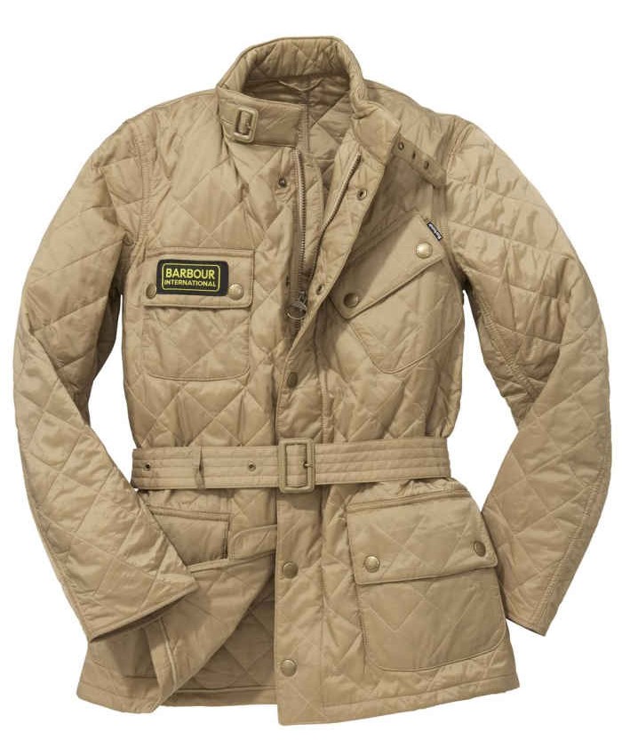 Barbour International Uomo Giacca Imbottitat Beige