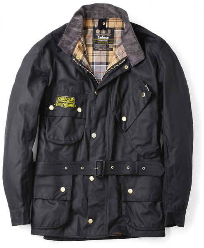 Barbour International Uomo Giacca Di Cerat Nero