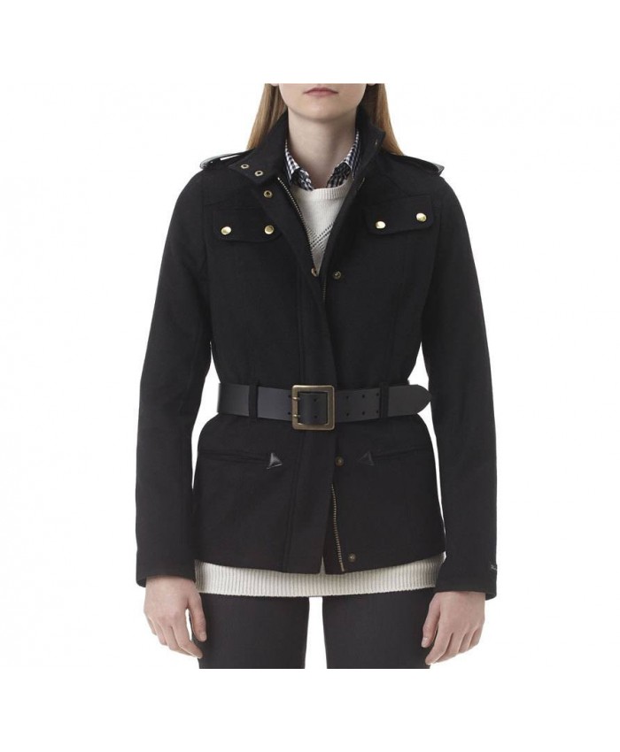 Barbour Edale Woll Donna Nero