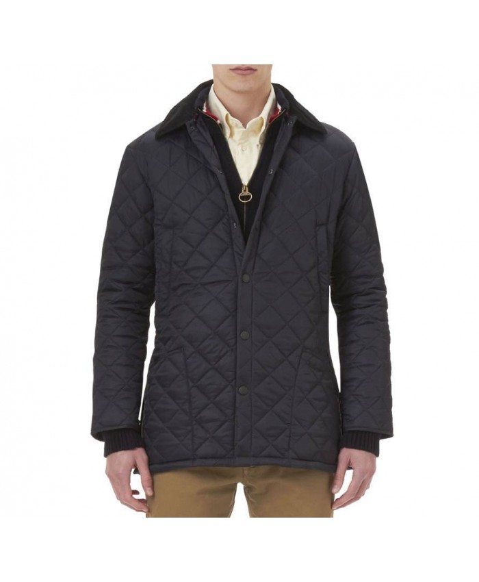 Barbour Curlew Uomo Giacca Imbottitat Marino