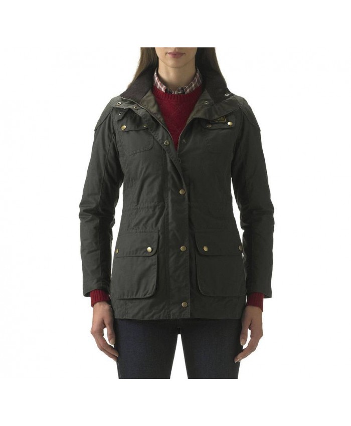 Barbour Speedway Donna Giacca Di Cerat Cioccolato