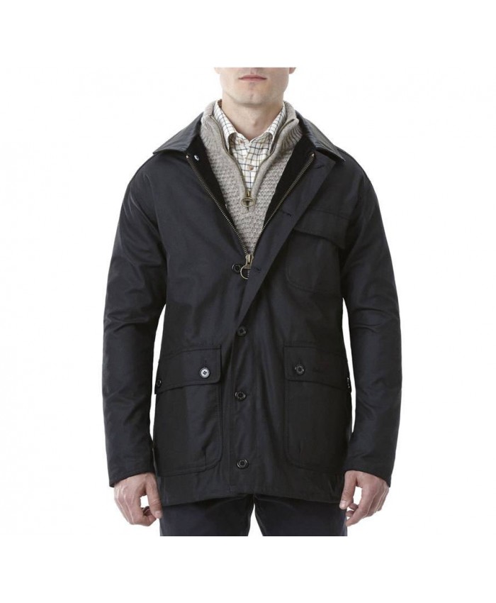 Barbour Fieldspar Uomo Giacca Di Cerat Nero