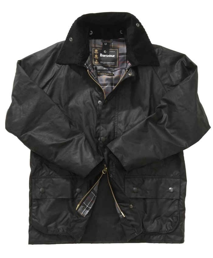 Barbour Bedale Uomo Giacca Di Cerat Nero