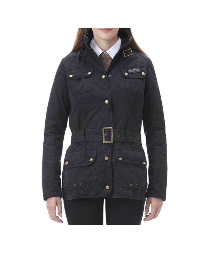 Barbour Vintage Troop Donna Giacca Di Cerat Marino