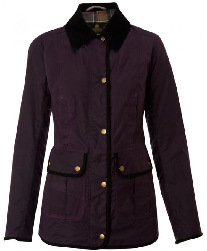 Barbour Anglesey Donna Giacca Di Cerat Viola