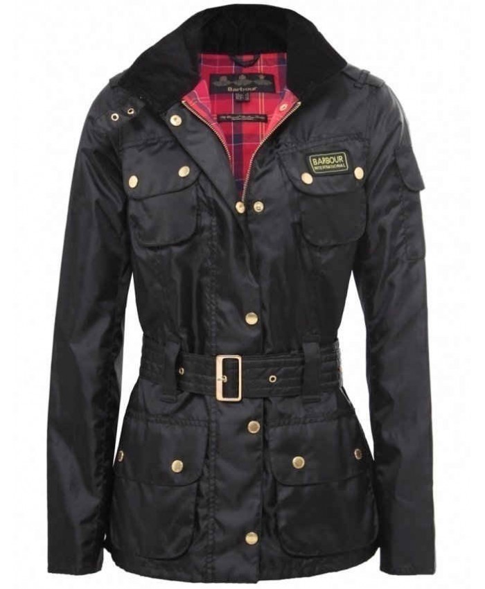 Barbour Rainbown International Donna Nero