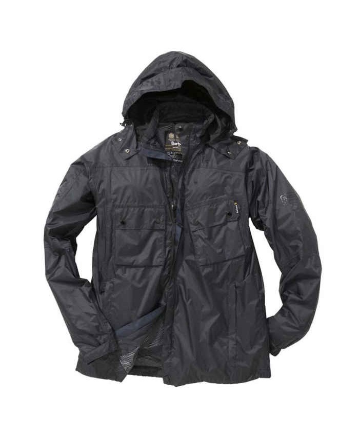 Barbour Short International Uomo Impermeabile Marino