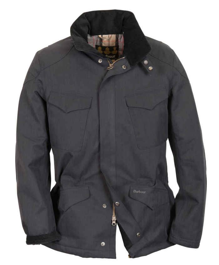 Barbour Hardwick Uomo Impermeabile Marino