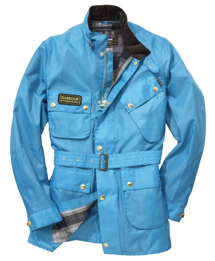 Barbour International A7 Brass Uomo Blu