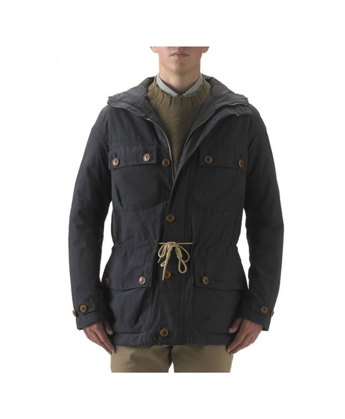 Barbour Whitby Uomo Impermeabile Marino