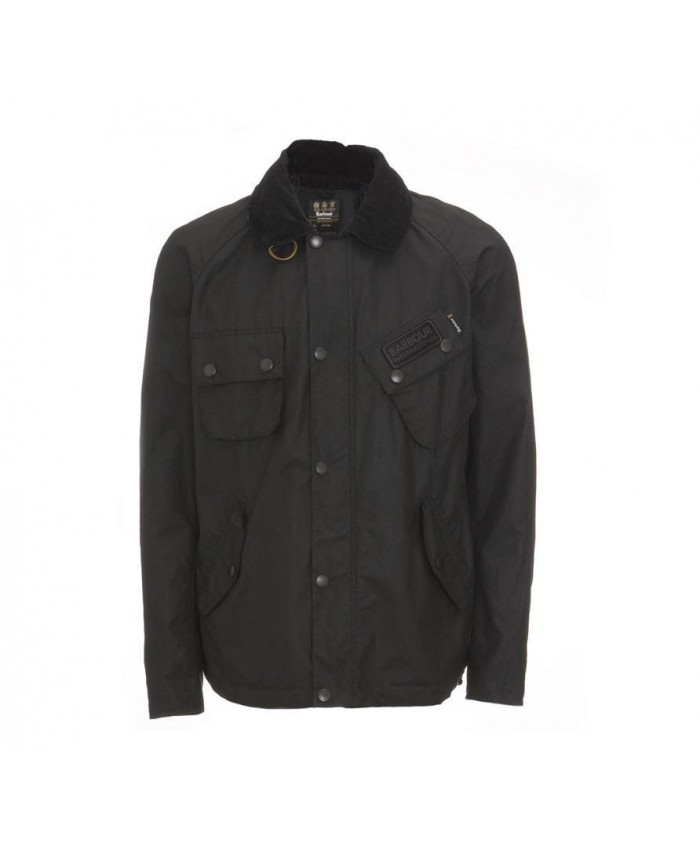 Barbour Apollo Uomo Giacca Di Cerat Nero