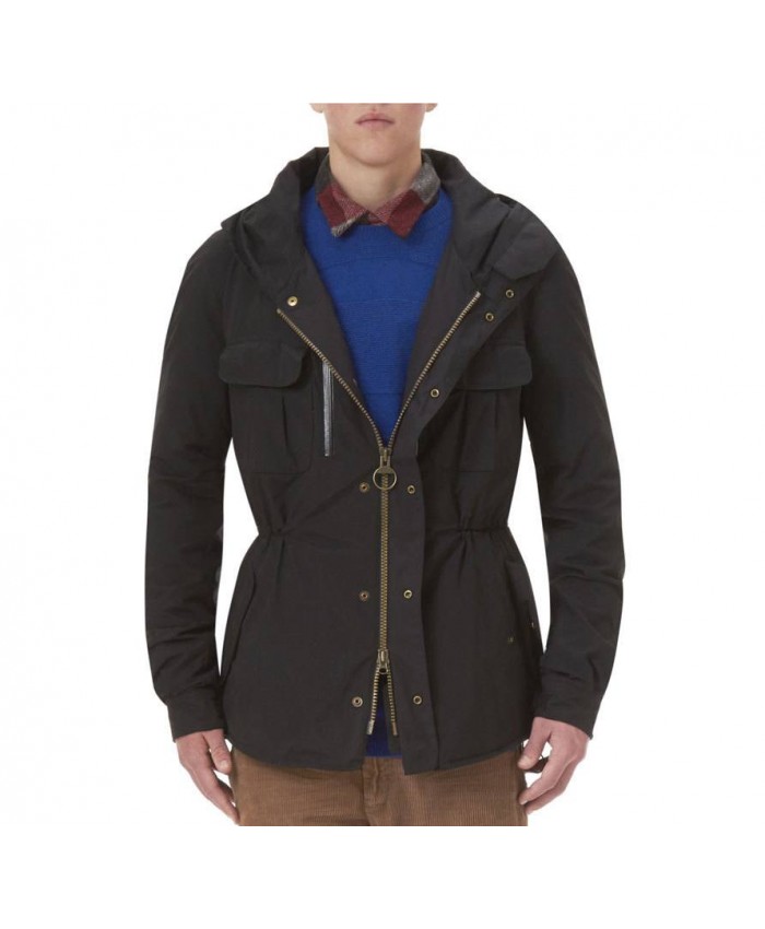 Barbour Galbi Uomo Impermeabile Nero