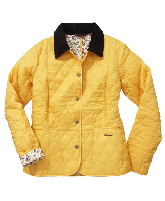 Barbour Liberty Liddesdale Donna Giacca Imbottitat Giallo