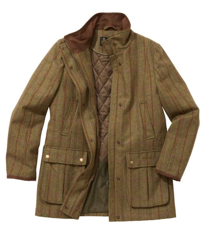 Barbour Linford Wool Donna Marrone