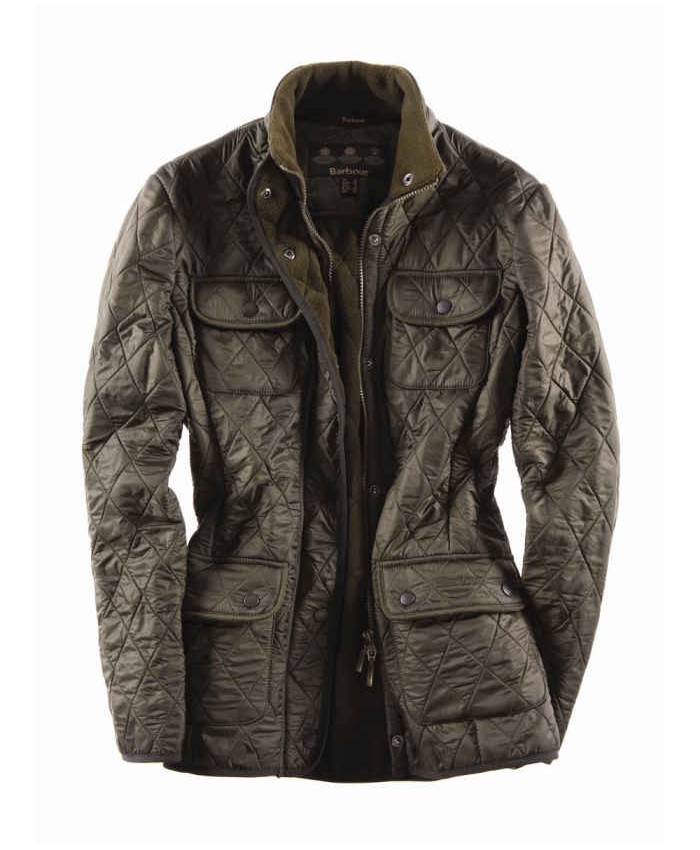 Barbour Trapunta Polare Utility Donna Oliva