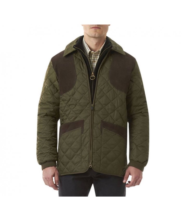 Barbour Keeperwear Uomo Giacca Imbottitat Oliva