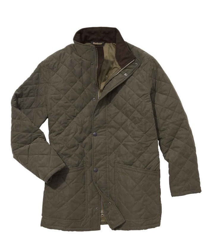 Barbour Hampton Uomo Giacca Imbottitat Oliva Scura