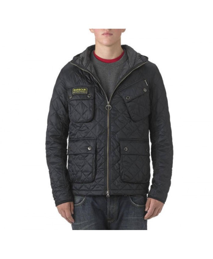 Barbour Paxton Uomo Giacca Imbottitat Nero