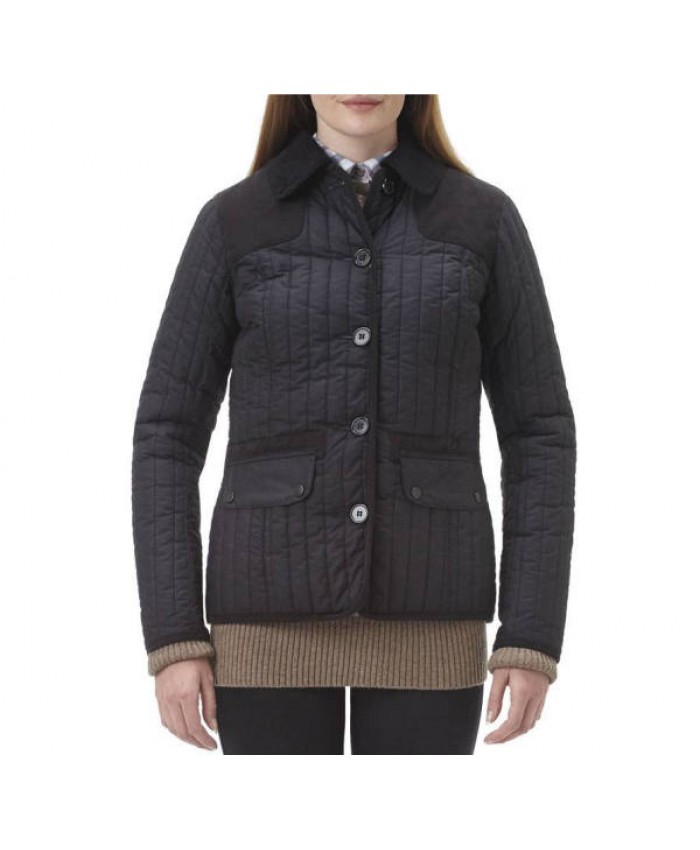 Barbour Hartpury Donna Giacca Di Cerat Viola Scuro