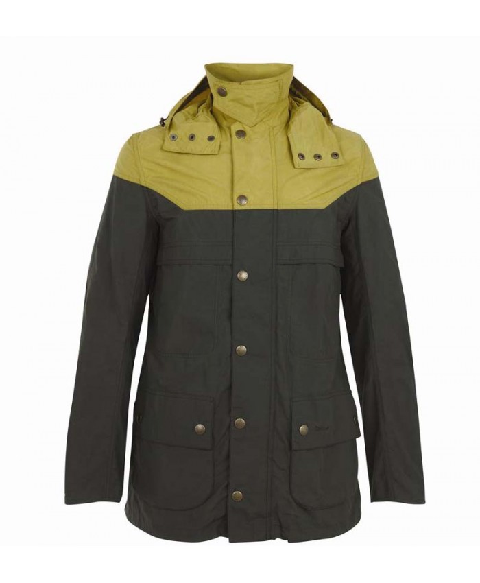 Barbour Thornhill Uomo Oliva Nera