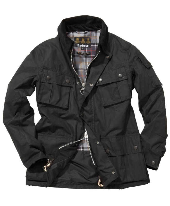 Barbour Longhurst Uomo Giacca Di Cerat Nero