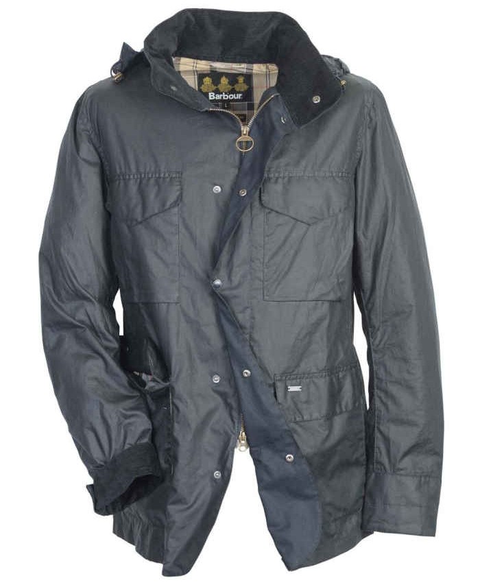 Barbour Tailored Sapper Uomo Giacca Di Cerat Marino