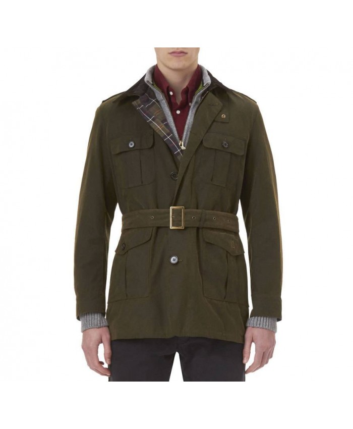 Barbour Field Uomo Giacca Di Cerat Oliva