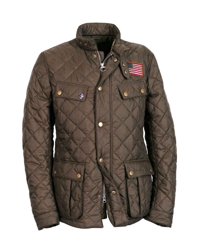 Barbour Jeffries Uomo Giacca Imbottitat Marrone