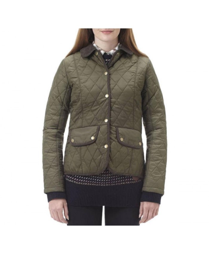 Barbour Vintage Donna Giacca Imbottitat Oliva