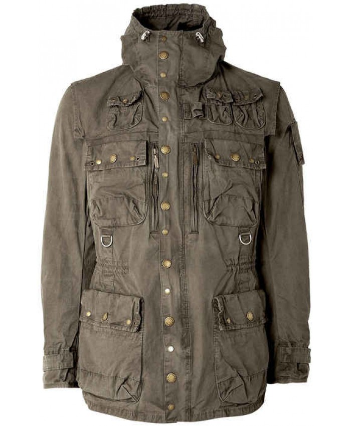 Barbour Vintage Cotton Hunting Uomo Oliva