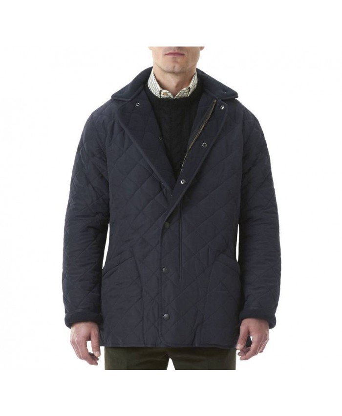 Barbour Microfibre Trapunta Polare Uomo Marino