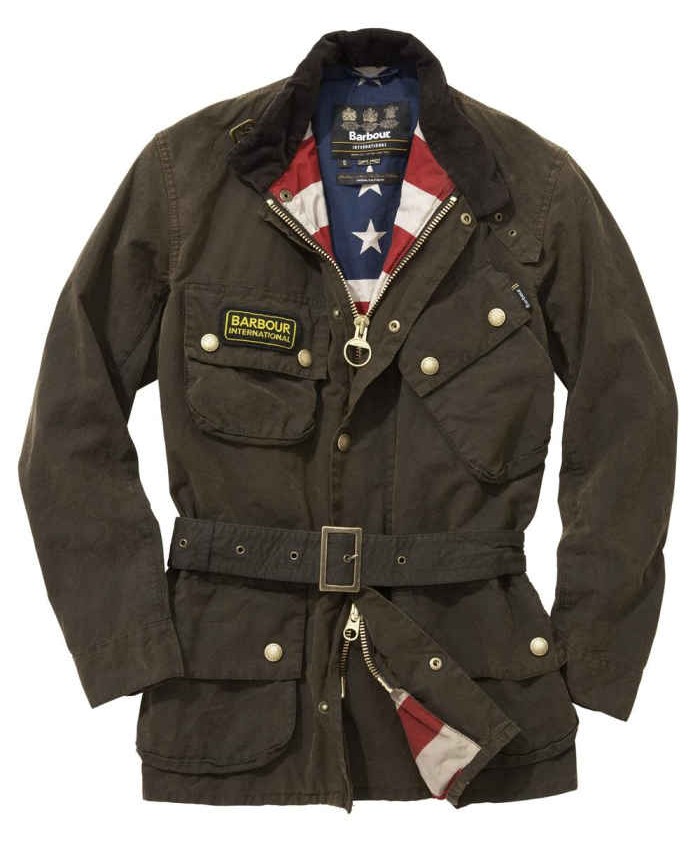 Barbour Washington Uomo Giacca Di Cerat Oliva Scura