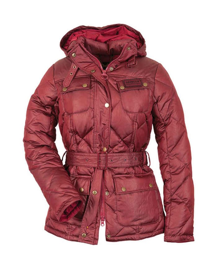 Barbour Nation Donna Giacca Imbottitat Rosso