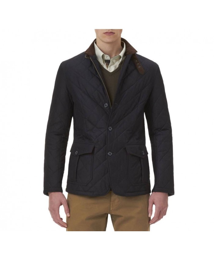 Barbour Lutz Uomo Giacca Imbottitat Nero