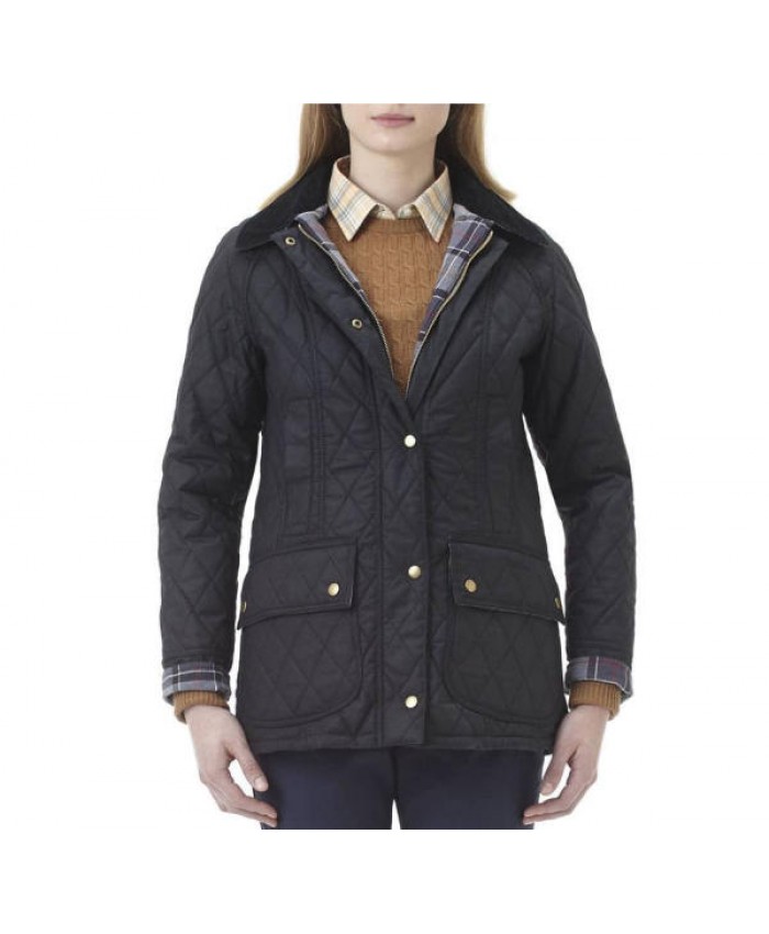 Barbour Beadnell Donna Giacca Imbottitat Marino