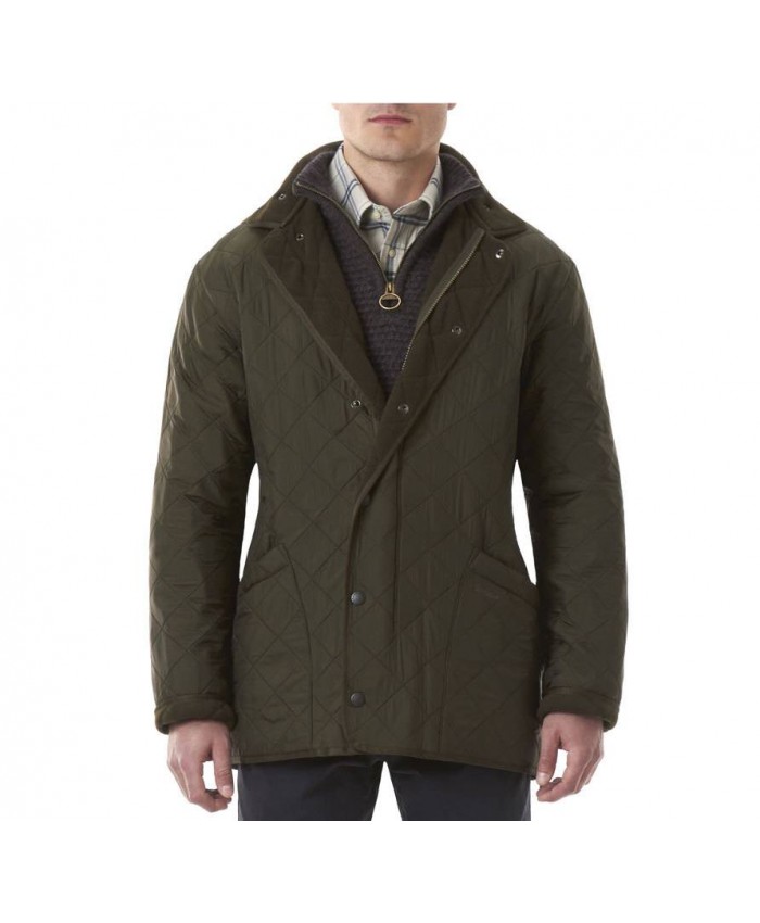 Barbour Trapunta Polare Uomo Oliva