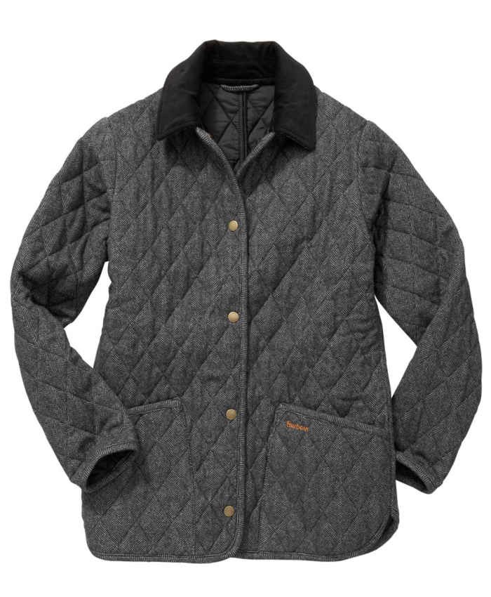 Barbour Rural Liddesdale Donna Giacca Imbottitat Grigio Scuro