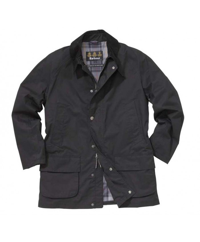 Barbour Peel Uomo Impermeabile Nero