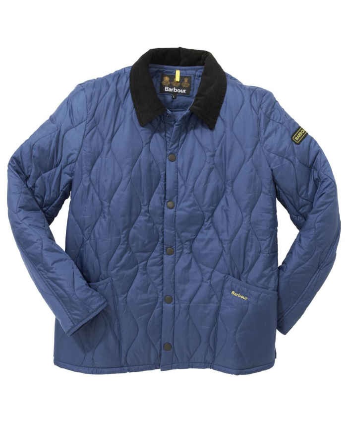 Barbour Liddesdale Track Donna Giacca Imbottitat Blu