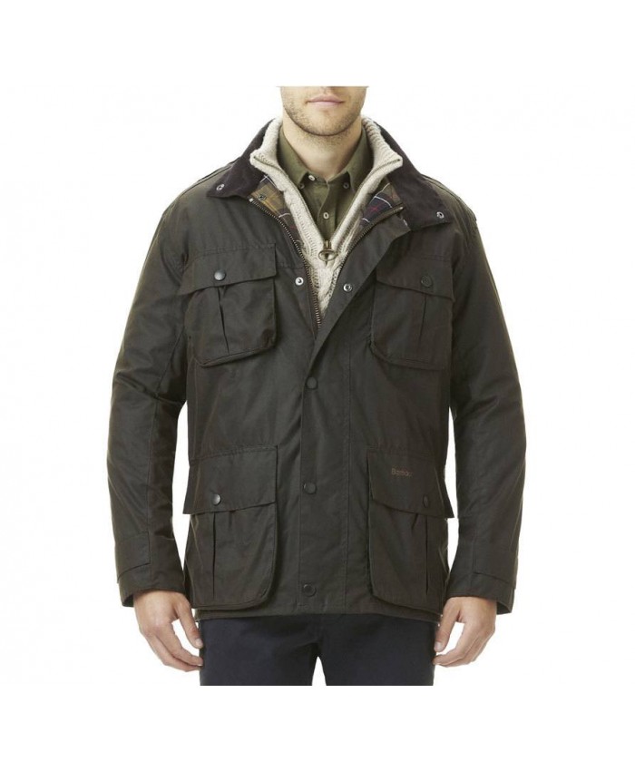 Barbour Trooper Uomo Giacca Di Cerat Nero