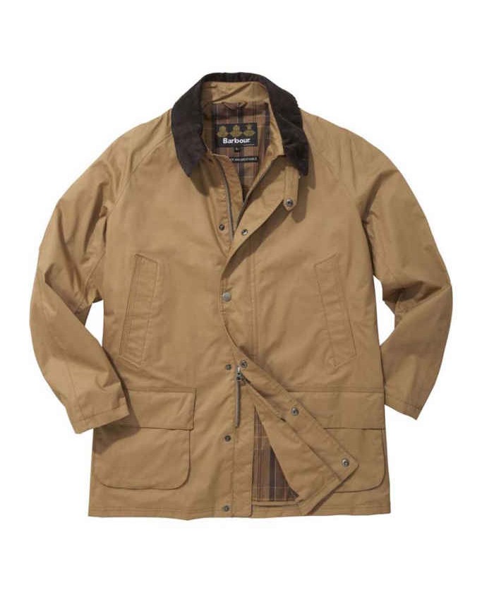 Barbour Peel Uomo Impermeabile Marrone