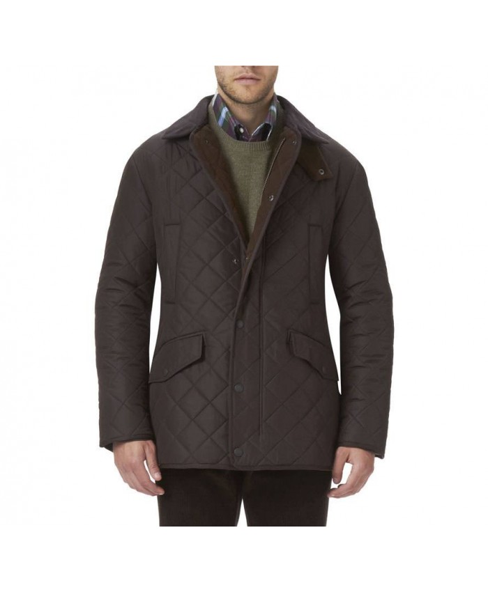 Barbour Bardon Uomo Giacca Imbottitat Cioccolato