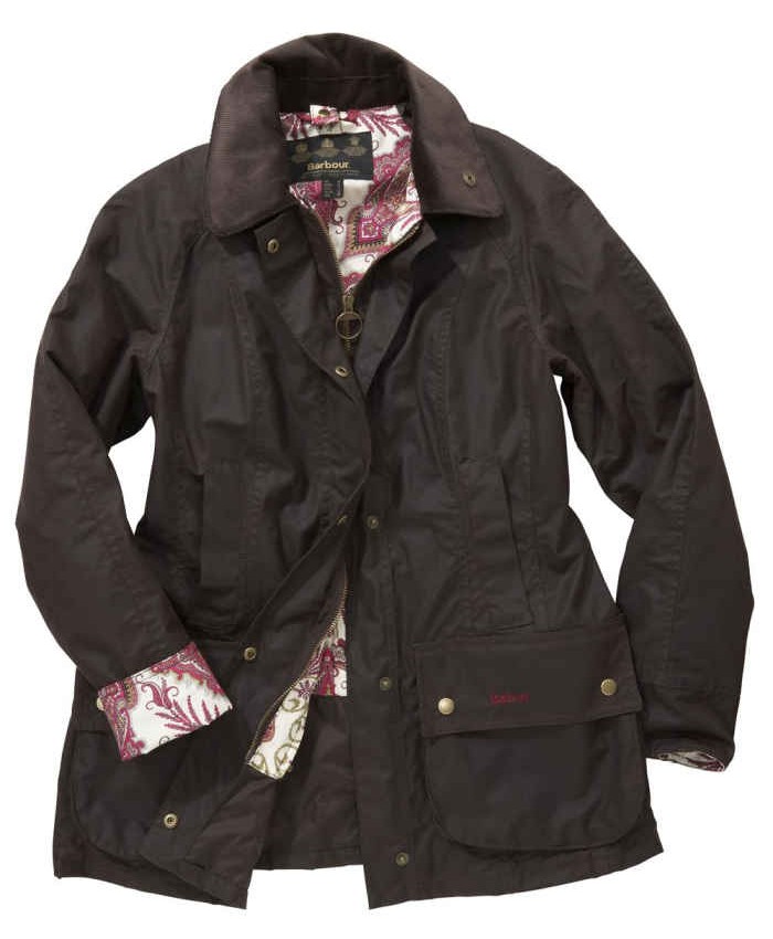 Barbour Liberty Beadnell Donna Giacca Di Cerat Cioccolato