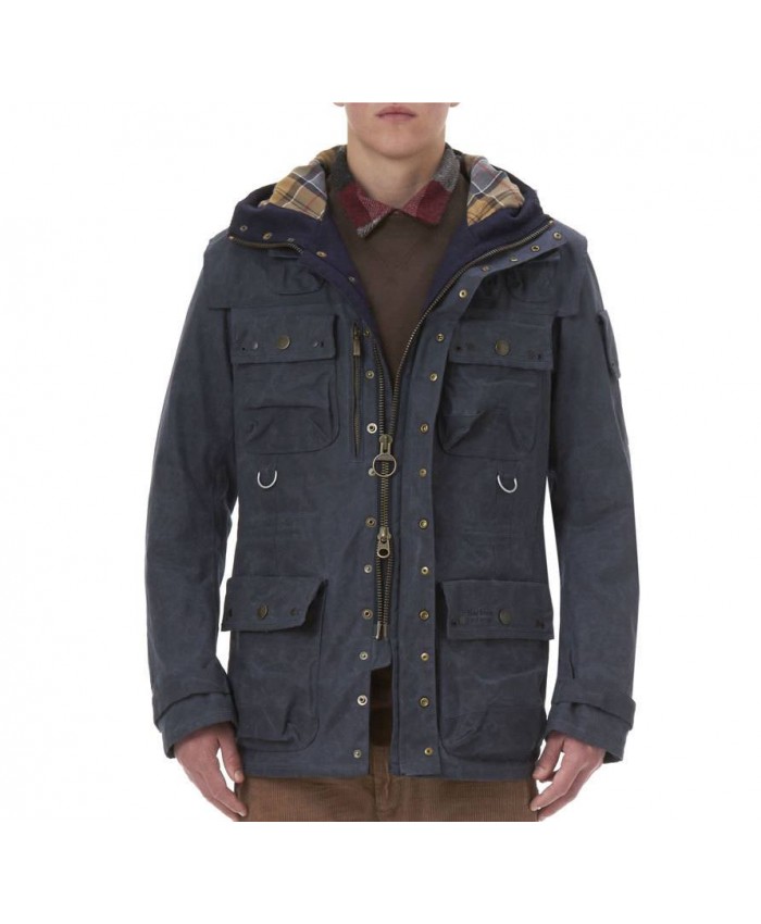 Barbour Shordace Uomo Giacca Di Cerat Marino