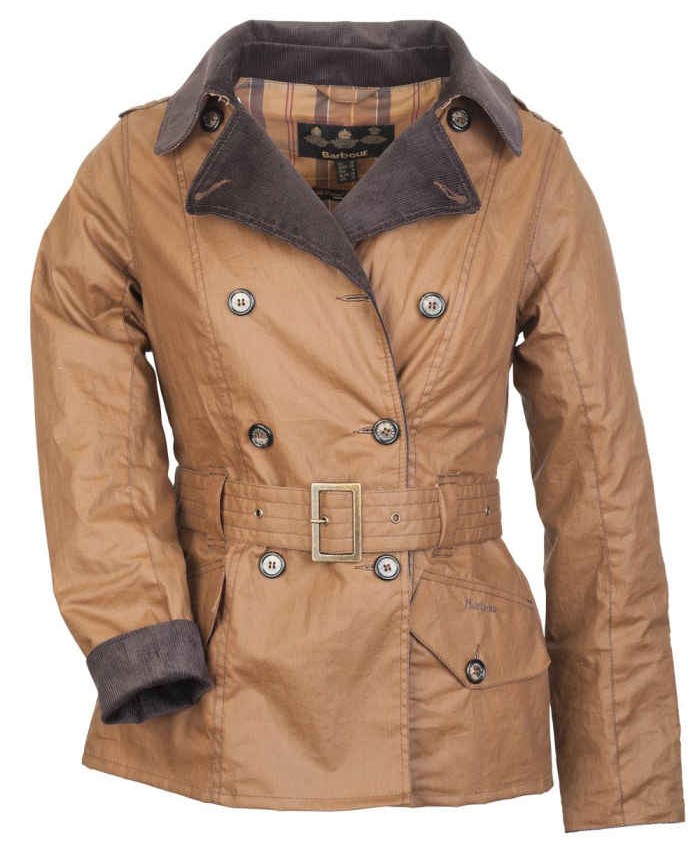 Barbour Elmgate Trench Donna Giacca Di Cerat Marrone