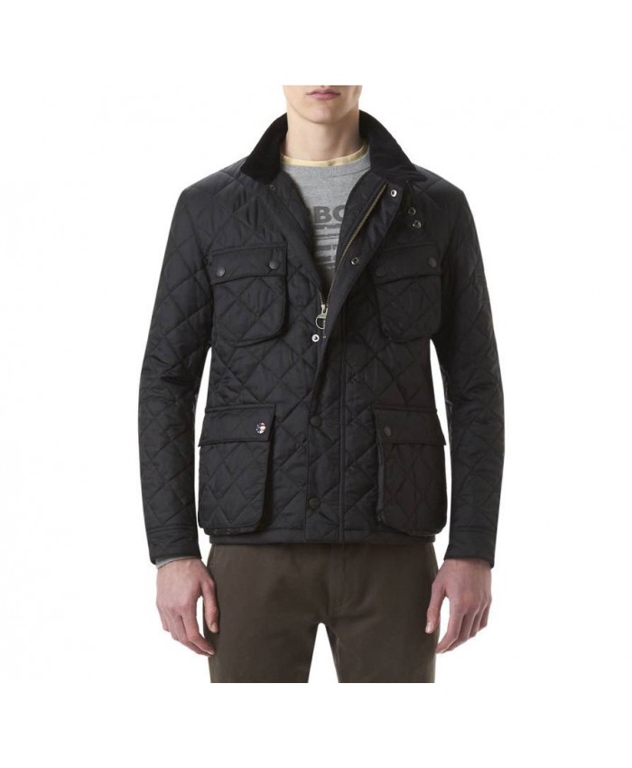 Barbour Bariel Uomo Giacca Imbottitat Nero