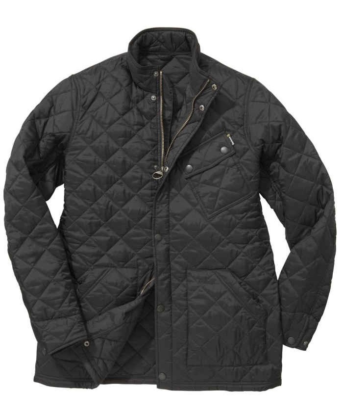 Barbour Scrambler Uomo Giacca Imbottitat Nero