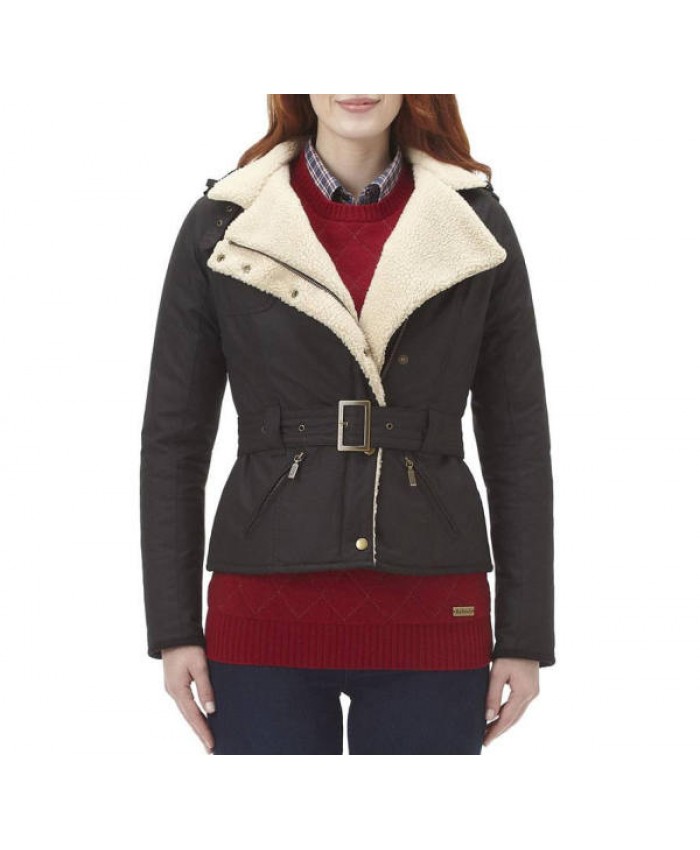 Barbour Matlock Donna Giacca Di Cerat Cioccolato