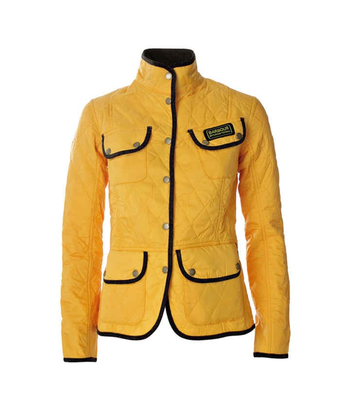 Barbour Vintage International Donna Giacca Imbottitat Giallo